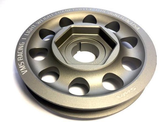 ALTERNATOR BELT LIGHTWEIGHT CRANK PULLEY FOR HONDA CIVIC SI B16 1999 2000