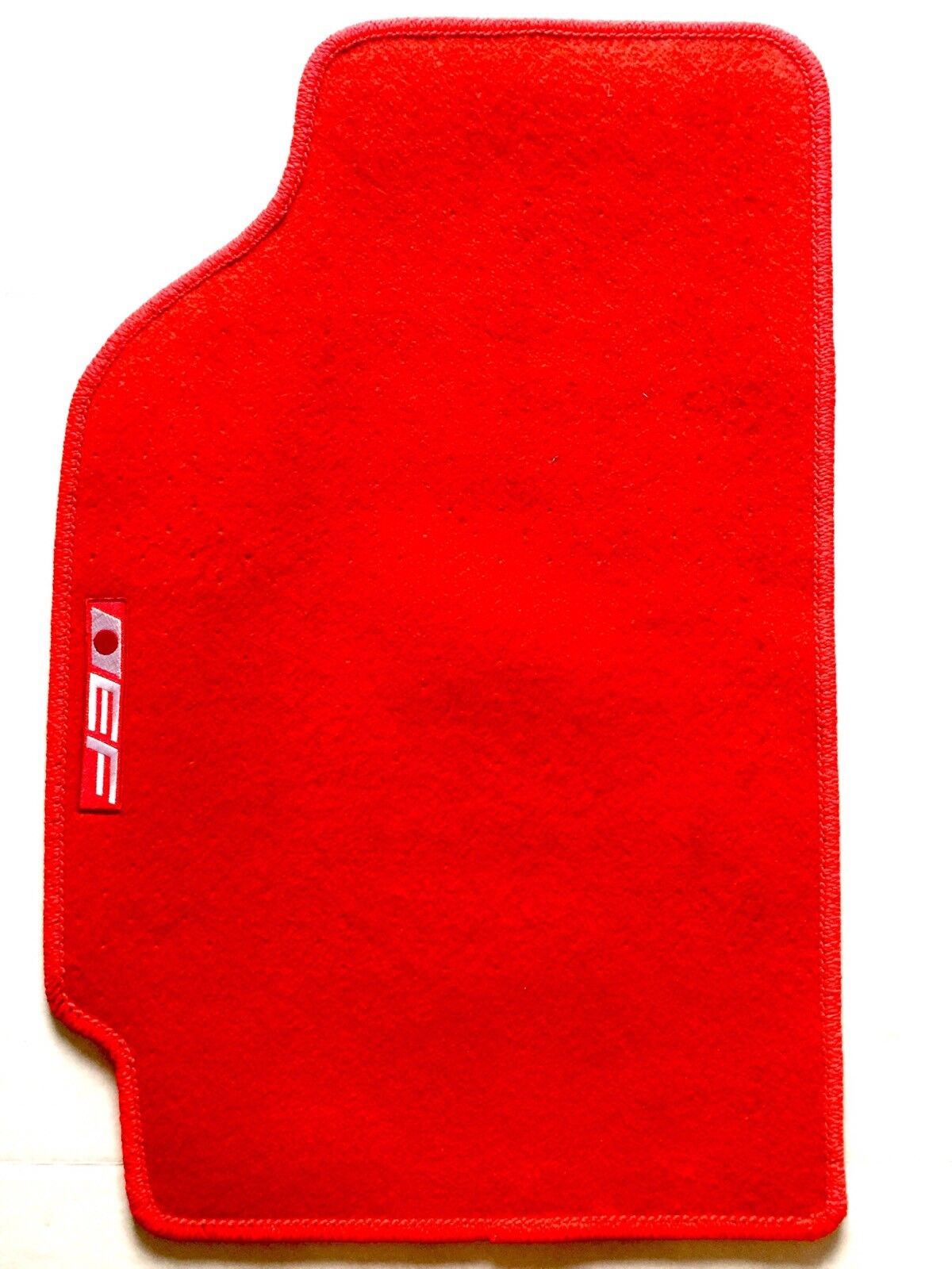 EF Logo RED Floor Mats For Honda Civic CRX Coupe Sedan Hatchback