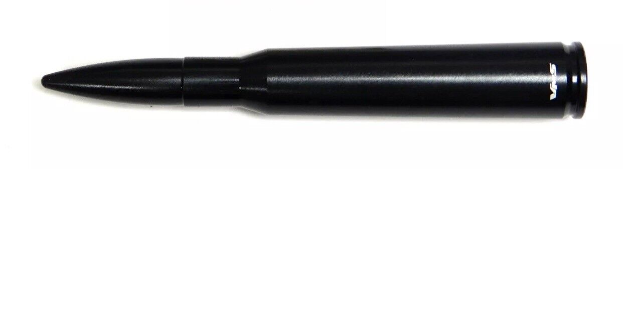 Bullet Antenna For Chevy Silverado 2007 and newer Black 50 Caliber Style