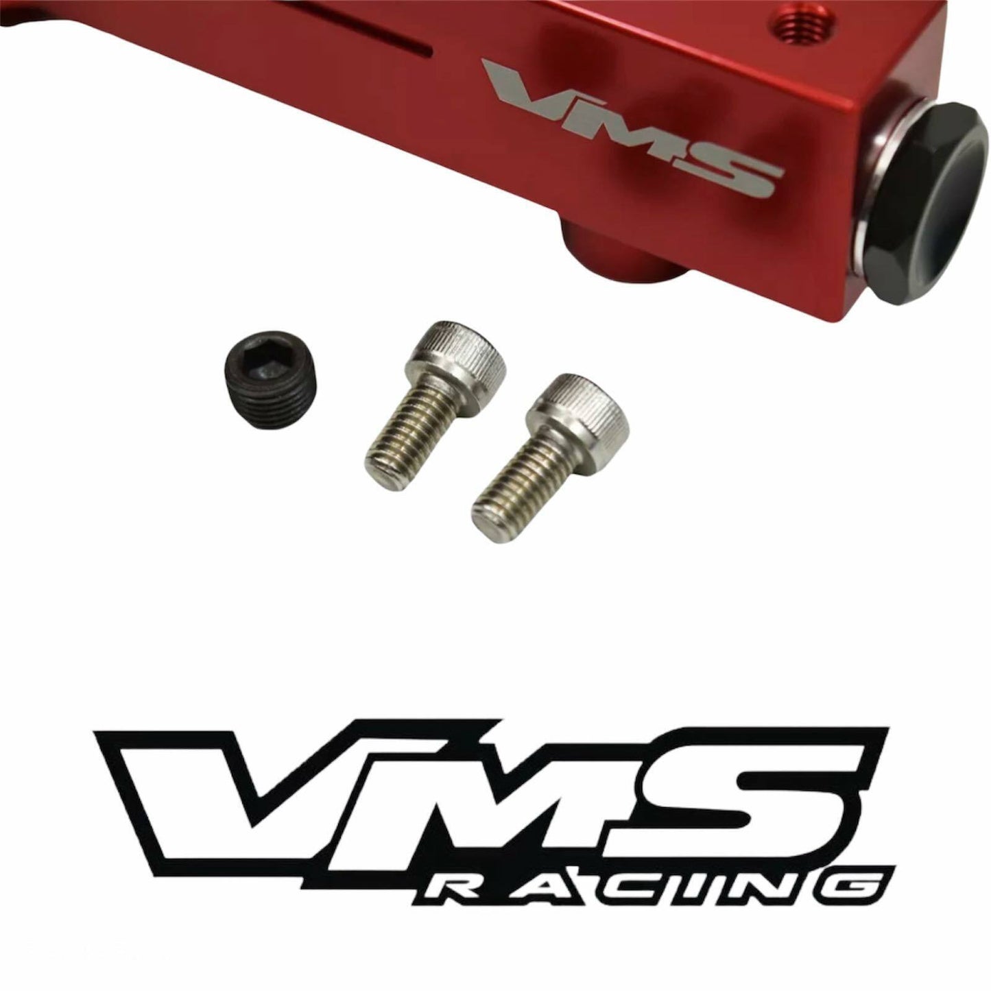 VMS RACING RED FUEL RAIL FOR HONDA H22 and H23 MOTOR PRELUDE ACCORD