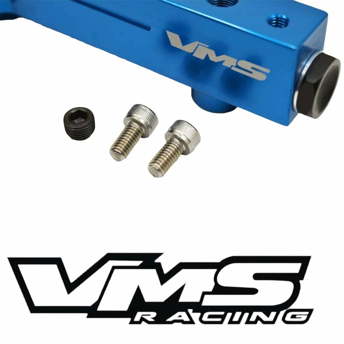 VMS RACING BLUE FUEL RAIL FOR HONDA H22 and H23 MOTOR PRELUDE ACCORD