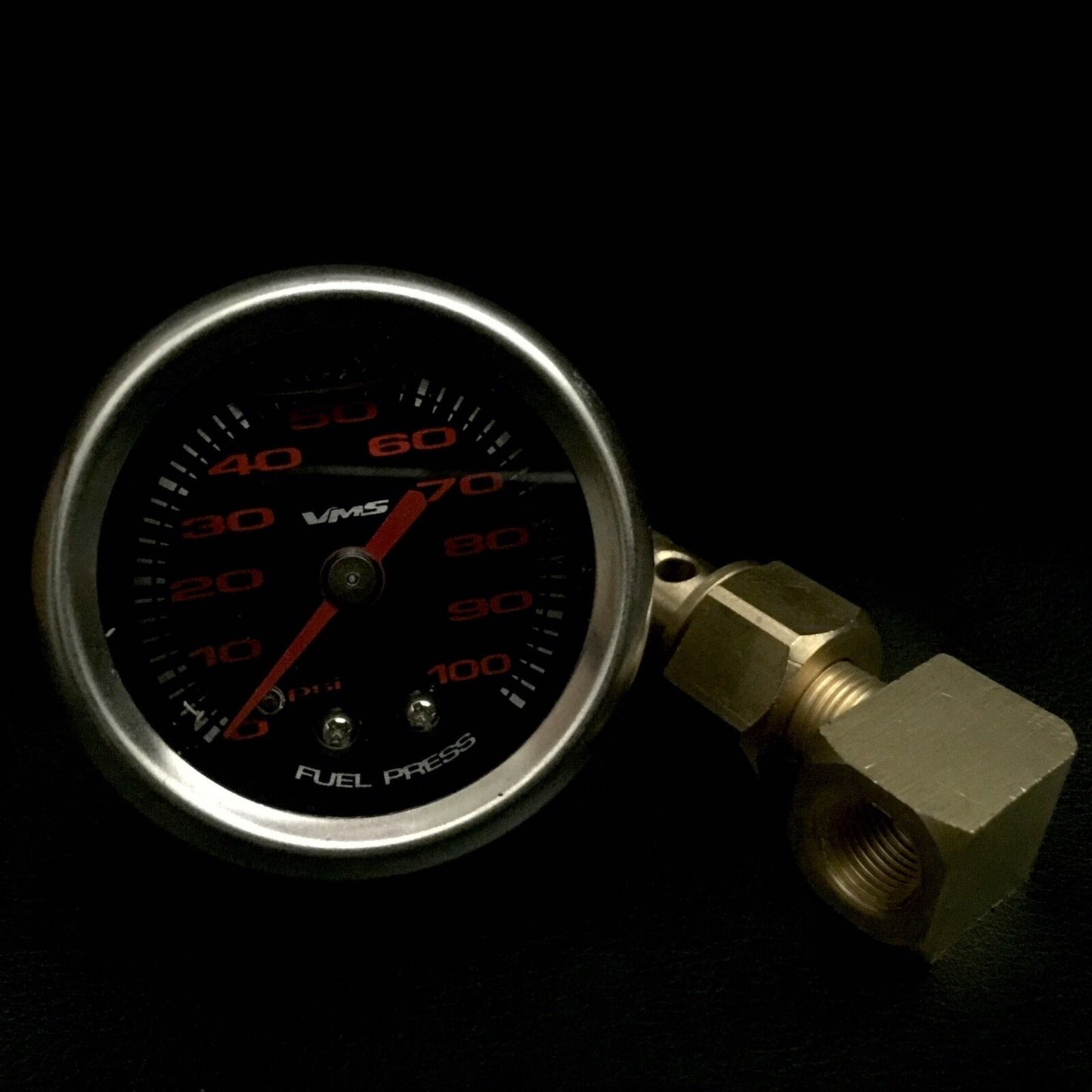 VMS FUEL PRESSURE GAUGE IN LIQUID HONDA CIVIC ACURA INTEGRA 1.5" 100PSI 1/8 NPT
