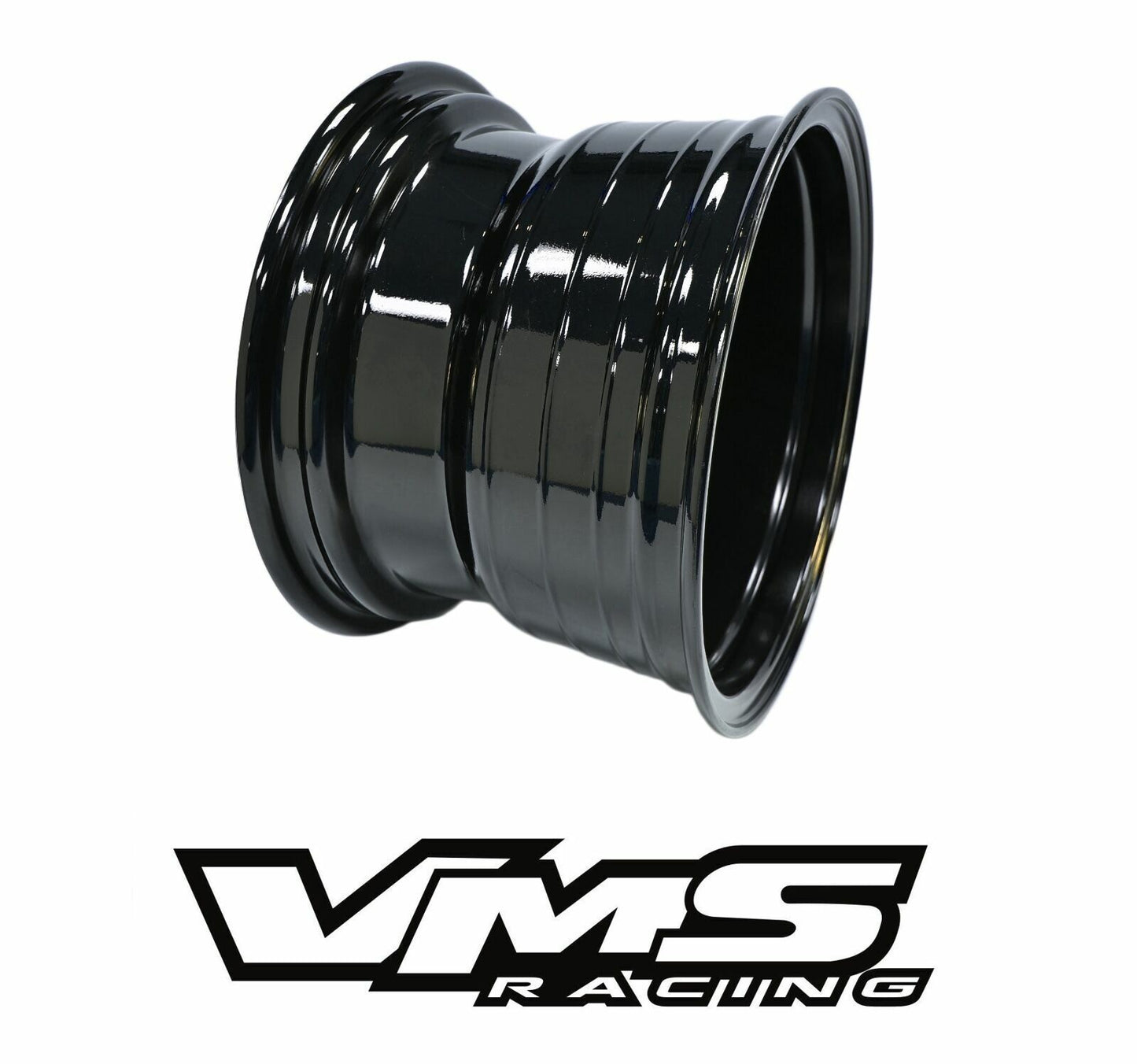15X8 VMS RACING 5 SPOKE STAR BLACK DRAG RIM 1 WHEEL 5X100 5X114 OFFSET 0