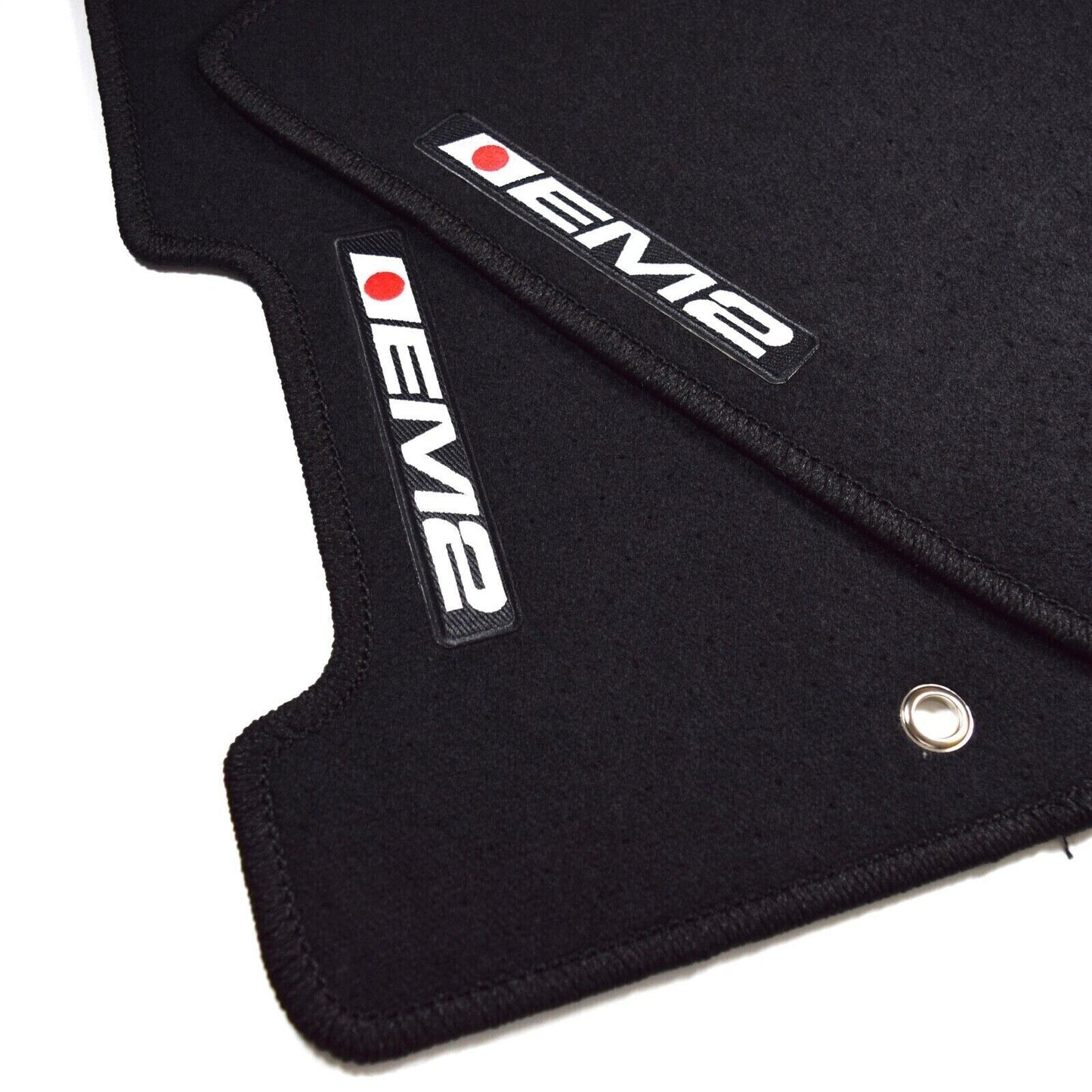 5PC Set Black Floor Mats Carpet Fits 2001 to 2005 Honda Civic EM2