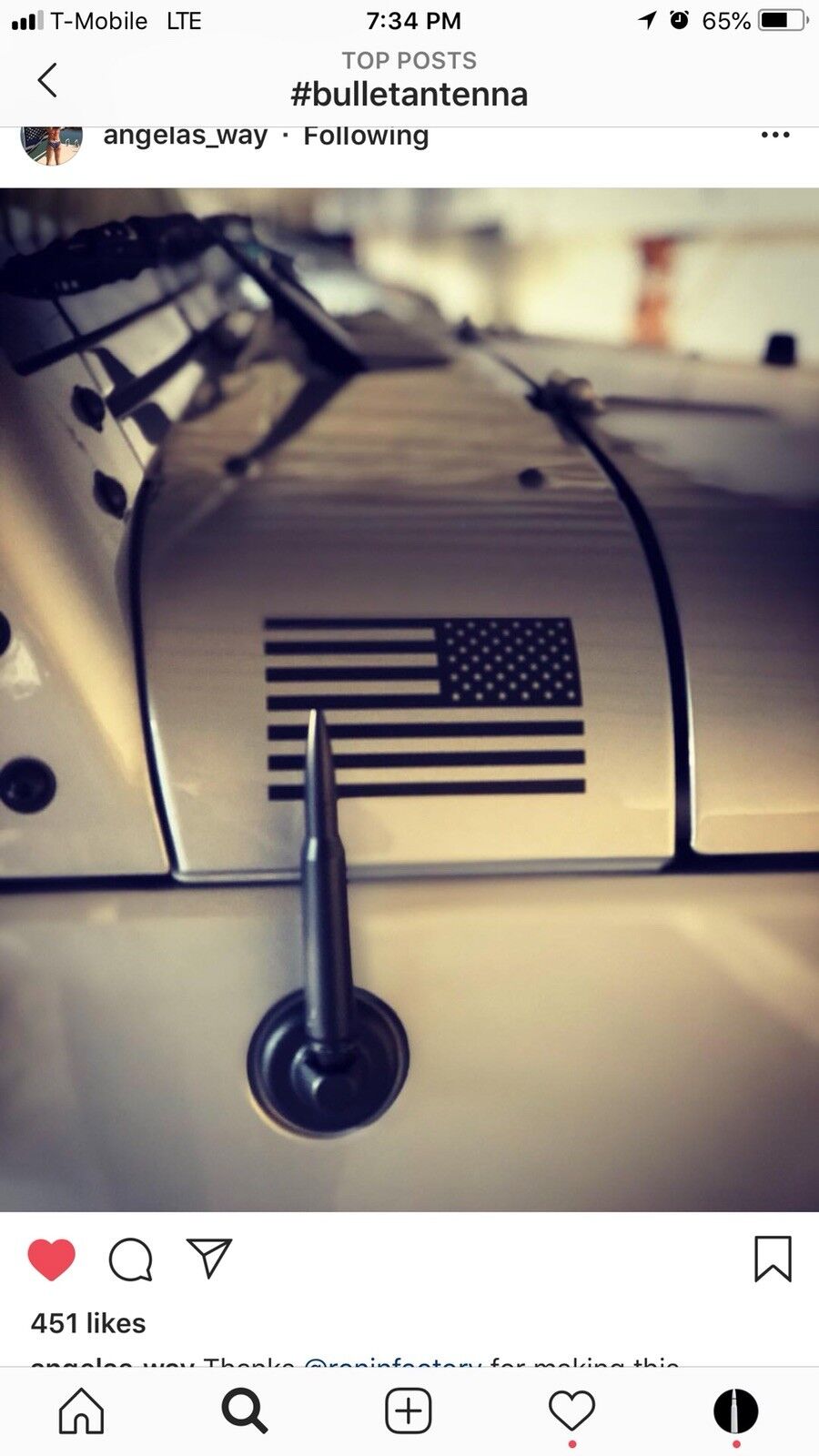 Bullet Antenna For Chevy Silverado 2007 and newer Black 50 Caliber Style