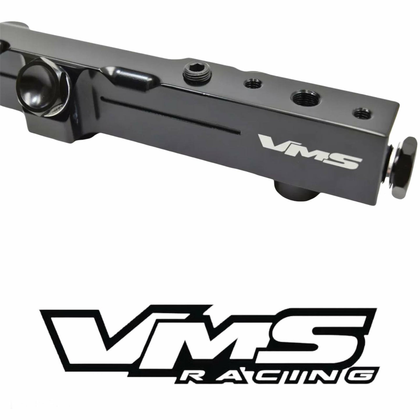VMS RACING GUNMETAL FUEL RAIL FOR HONDA H22 and H23 MOTOR PRELUDE ACCORD