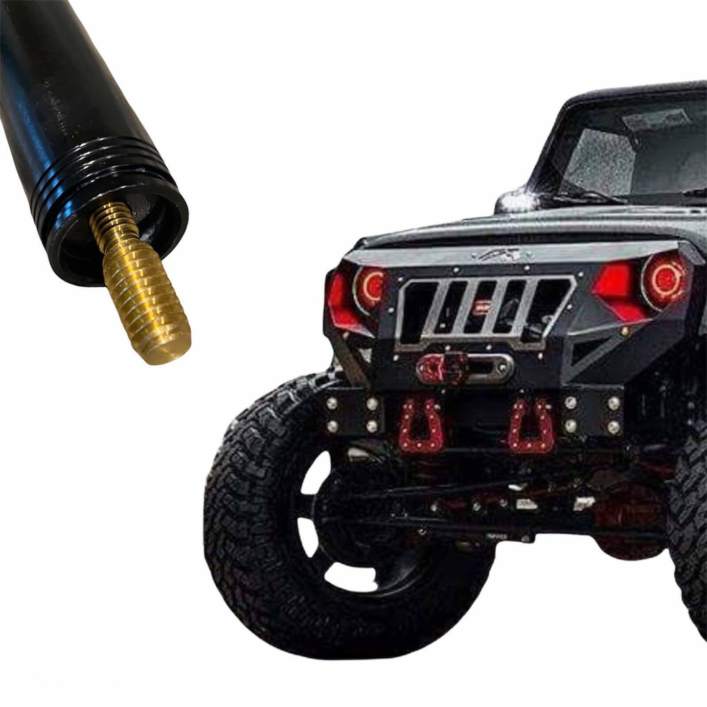 5/16 to 6mm Screw for Aftermarket Antennas Jeep Wrangler and Gladiator JK JL JKU