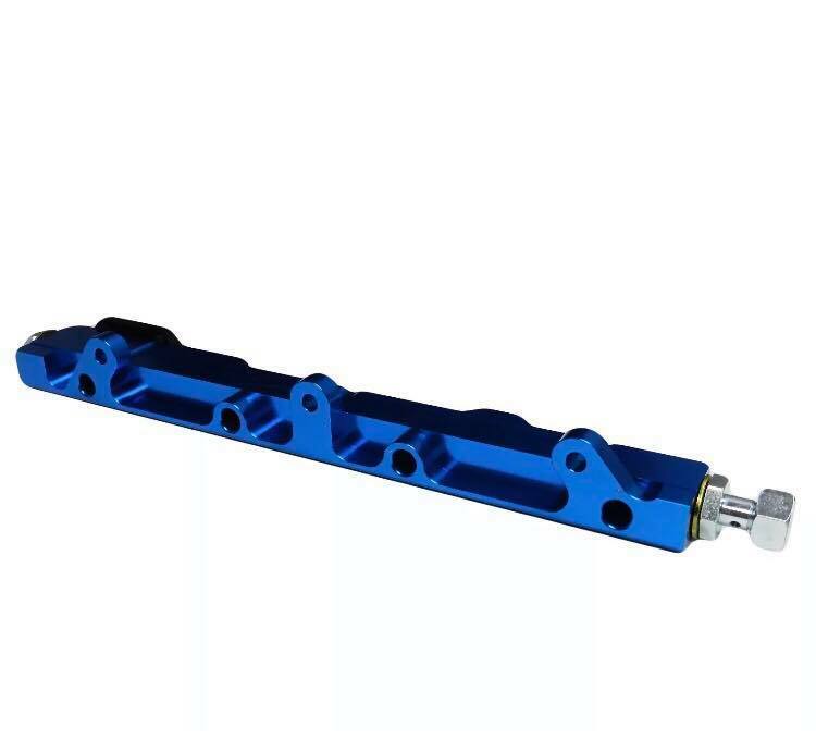 Blue High Flow Fuel Rail for Honda Civic and Acura Integra B16 B17 B18 B20 CRV