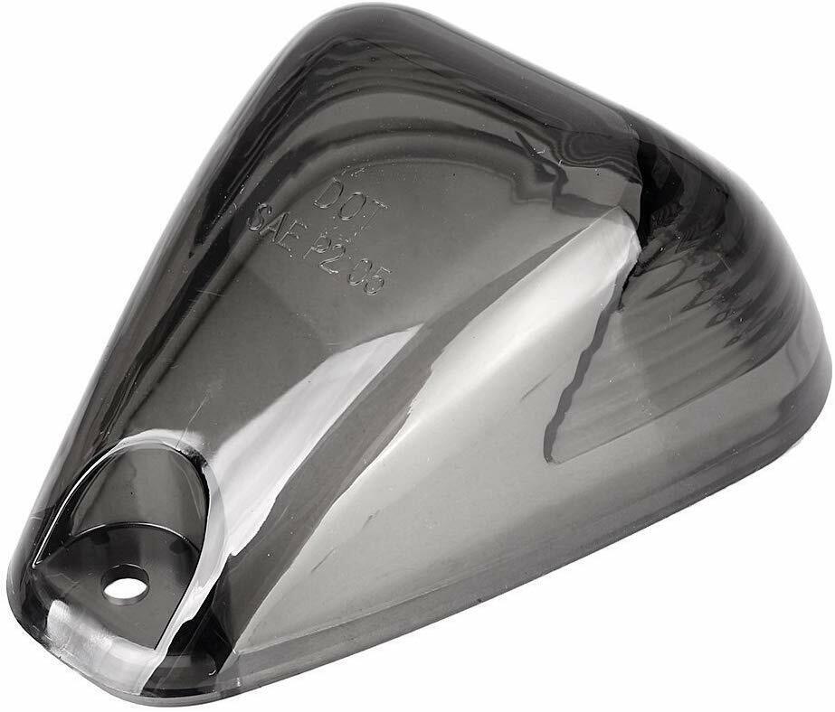 SMOKED CAB LENS PLUS WHITE LED BULBS FOR FORD F250 F350 F450 F550 1999 TO 2016