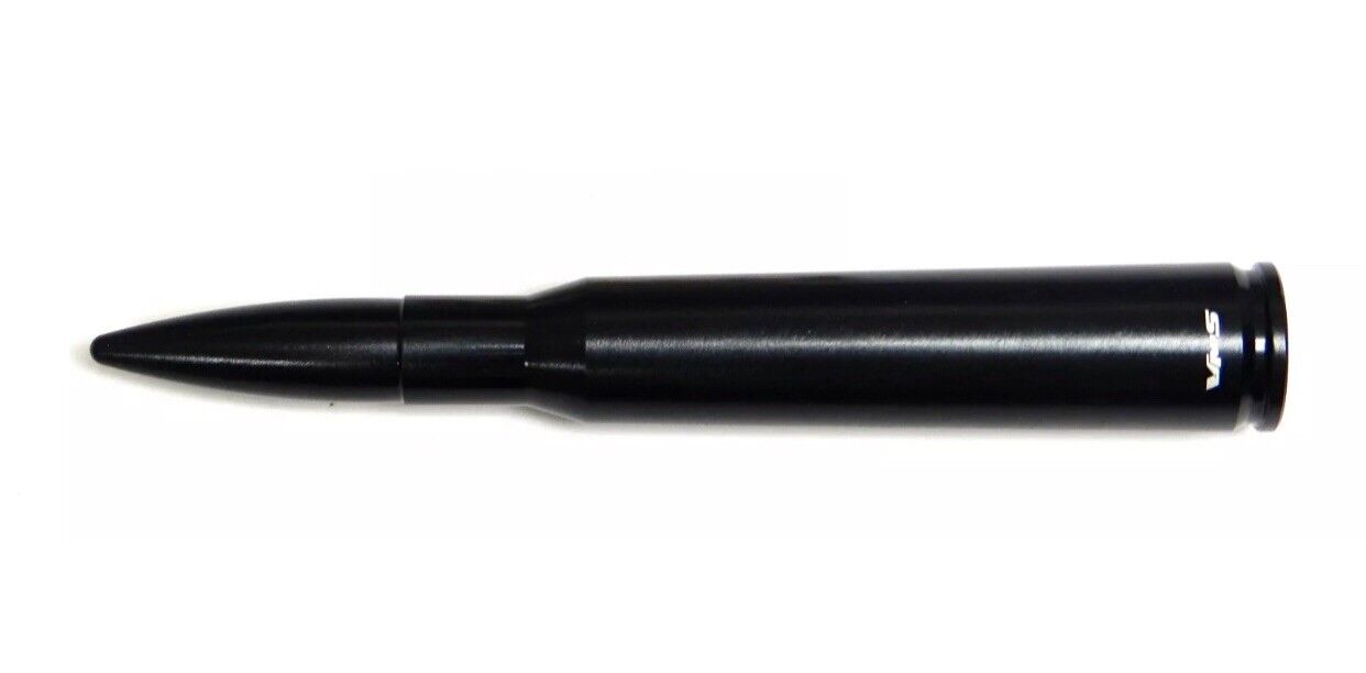 Bullet Antenna For Chevy Silverado 2007 and newer Black 50 Caliber Style