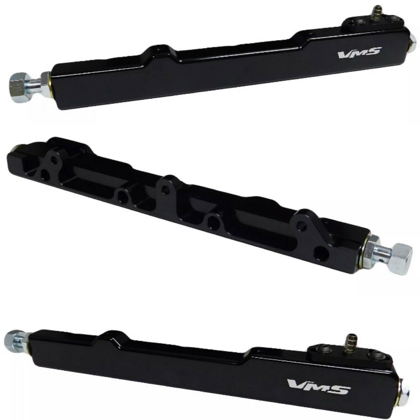 Black High Flow Fuel Rail for Honda Civic and Acura Integra B16 B17 B18 B20 CRV