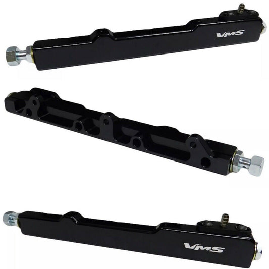 Black High Flow Fuel Rail for Honda Civic and Acura Integra B16 B17 B18 B20 CRV