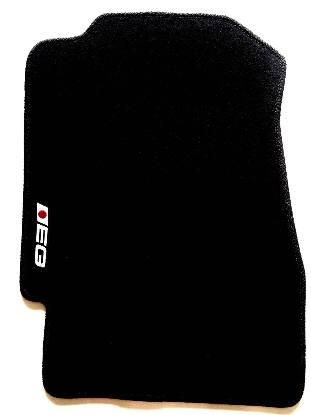 Black Floor Mats with EG Logo for Honda Civic 1992 thru 1995 Coupe Sedan Hatch