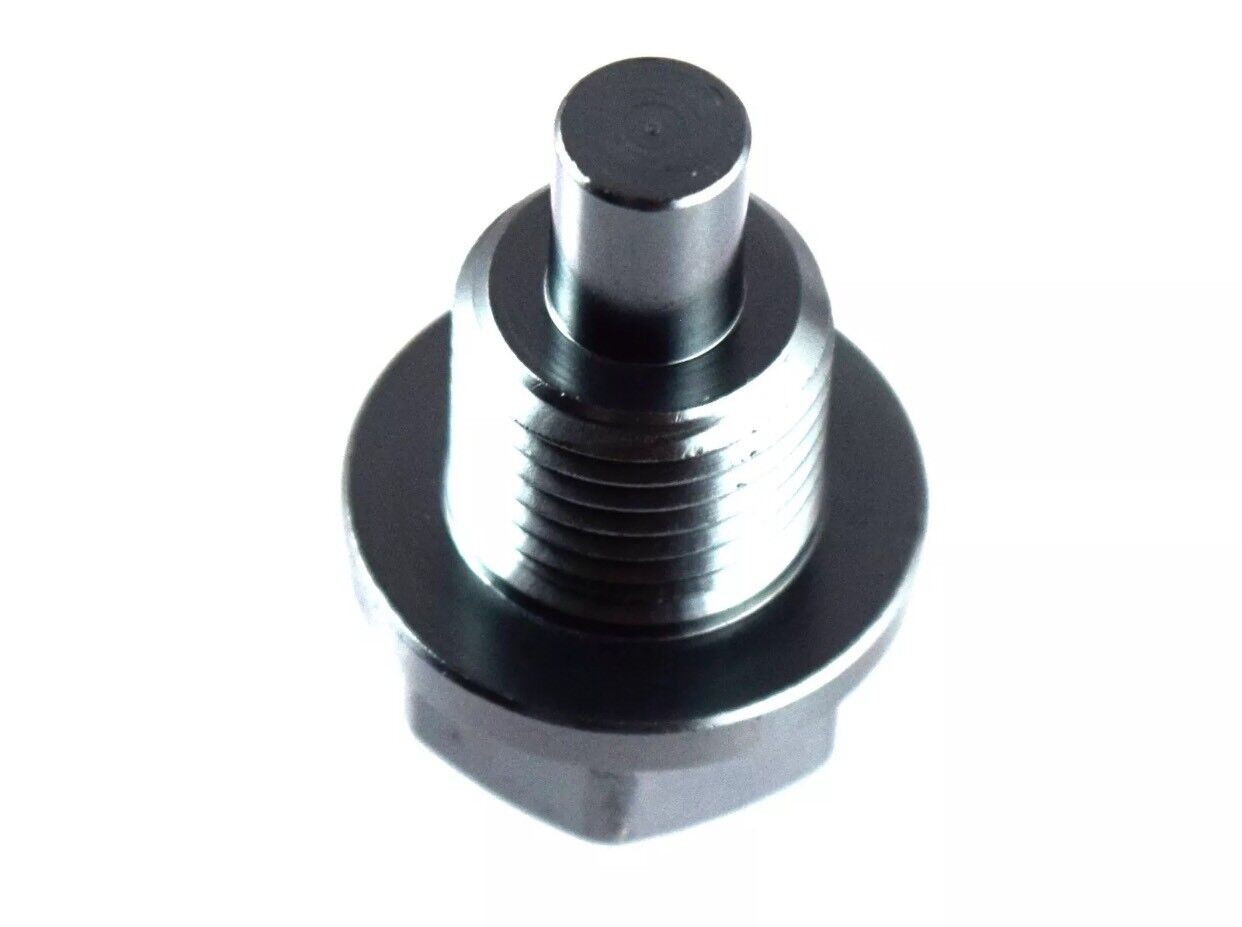 Gunmetal Magnetic Oil Pan Drain Plug Bolt and Washer For Honda Mazda Mitsubishi
