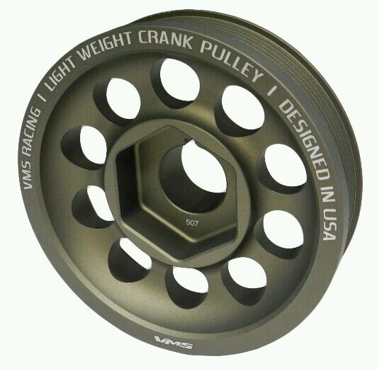 Light Weight Aluminum Crankshaft Pulley 05 to 06 Acura RSX TYPE S DC5