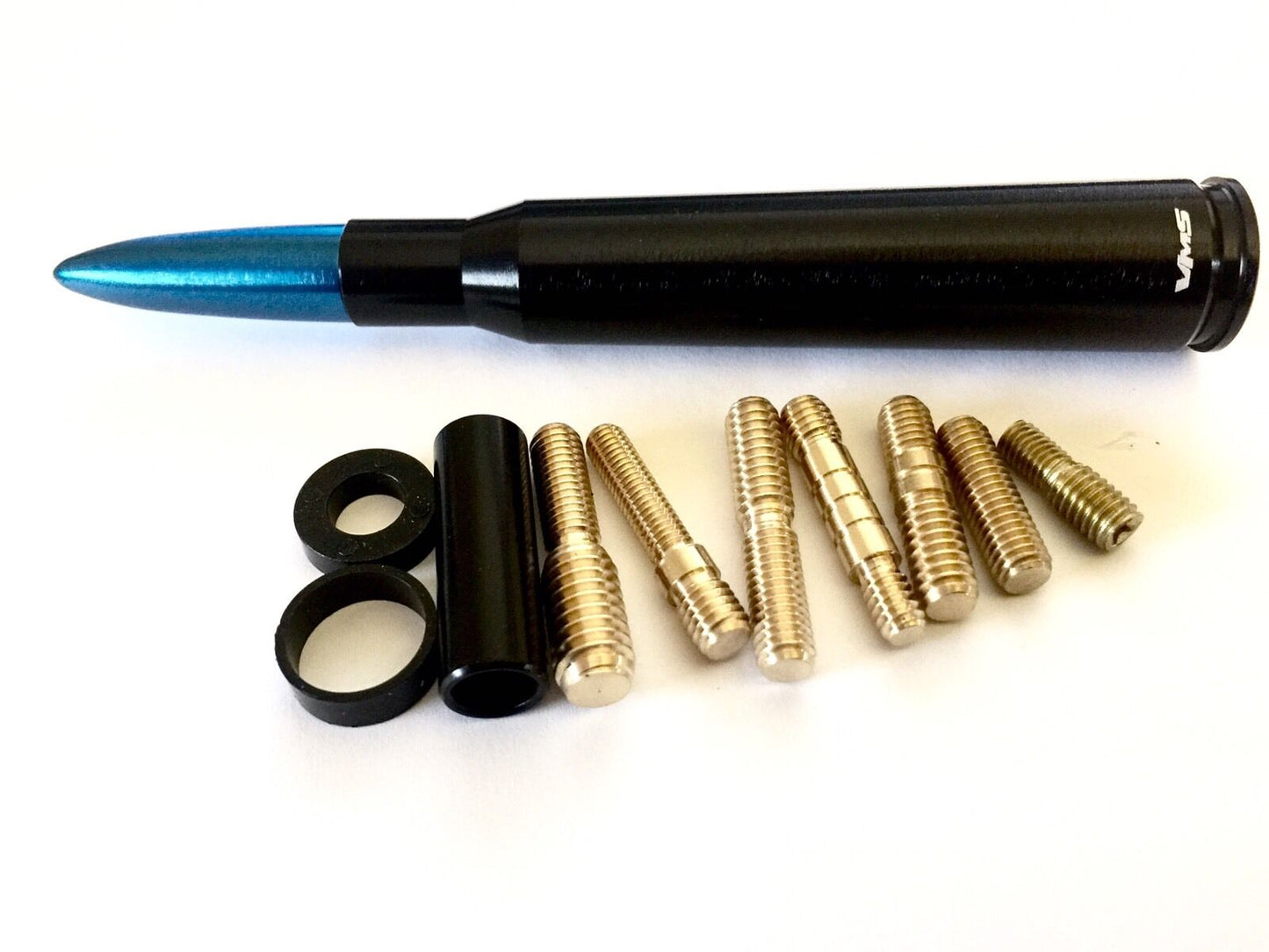 Black Bullet Antenna with Blue Tip for Your Ford F150 Blue Flame Raptor SVT