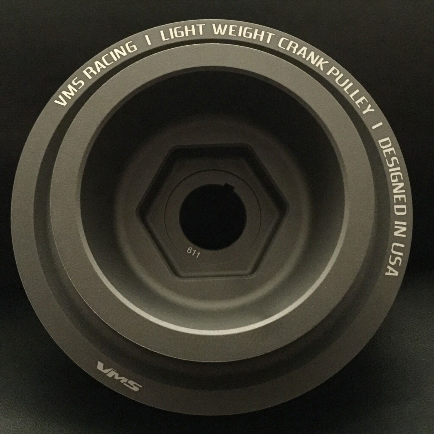 Light Weight Aluminum Crankshaft Pulley for Civic SI and Integra B SERIES ONLY