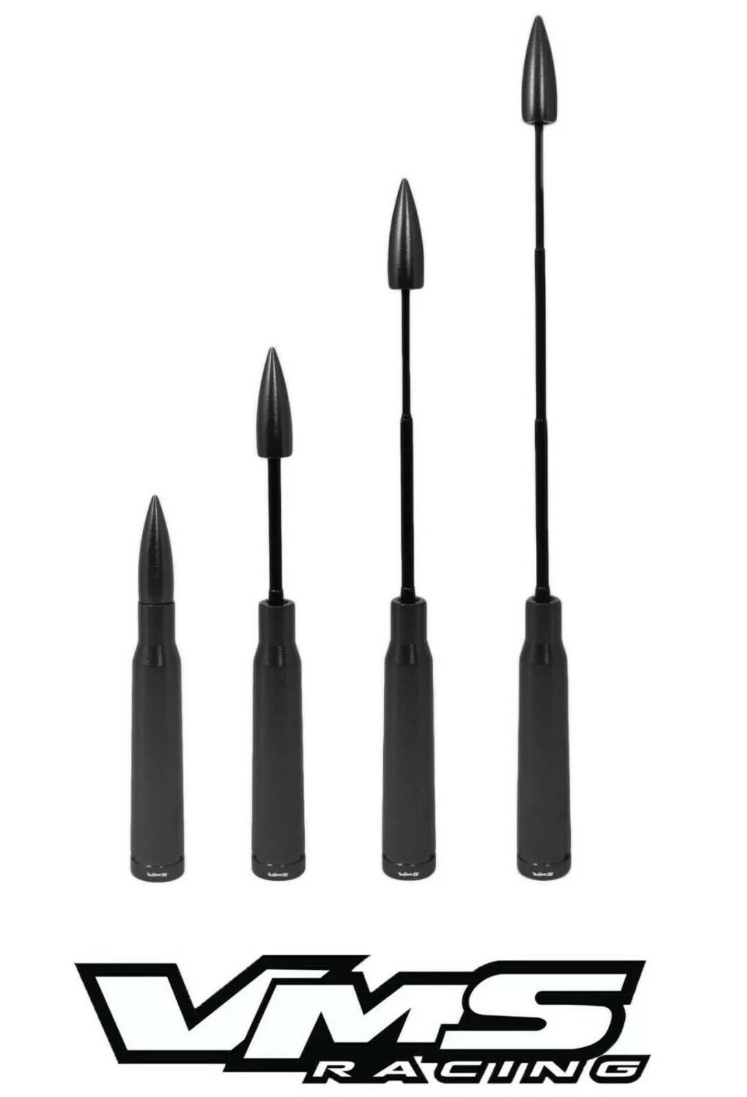 Telescopic Black Bullet Antenna for Ford Trucks All Years F150 F250 F350 F450