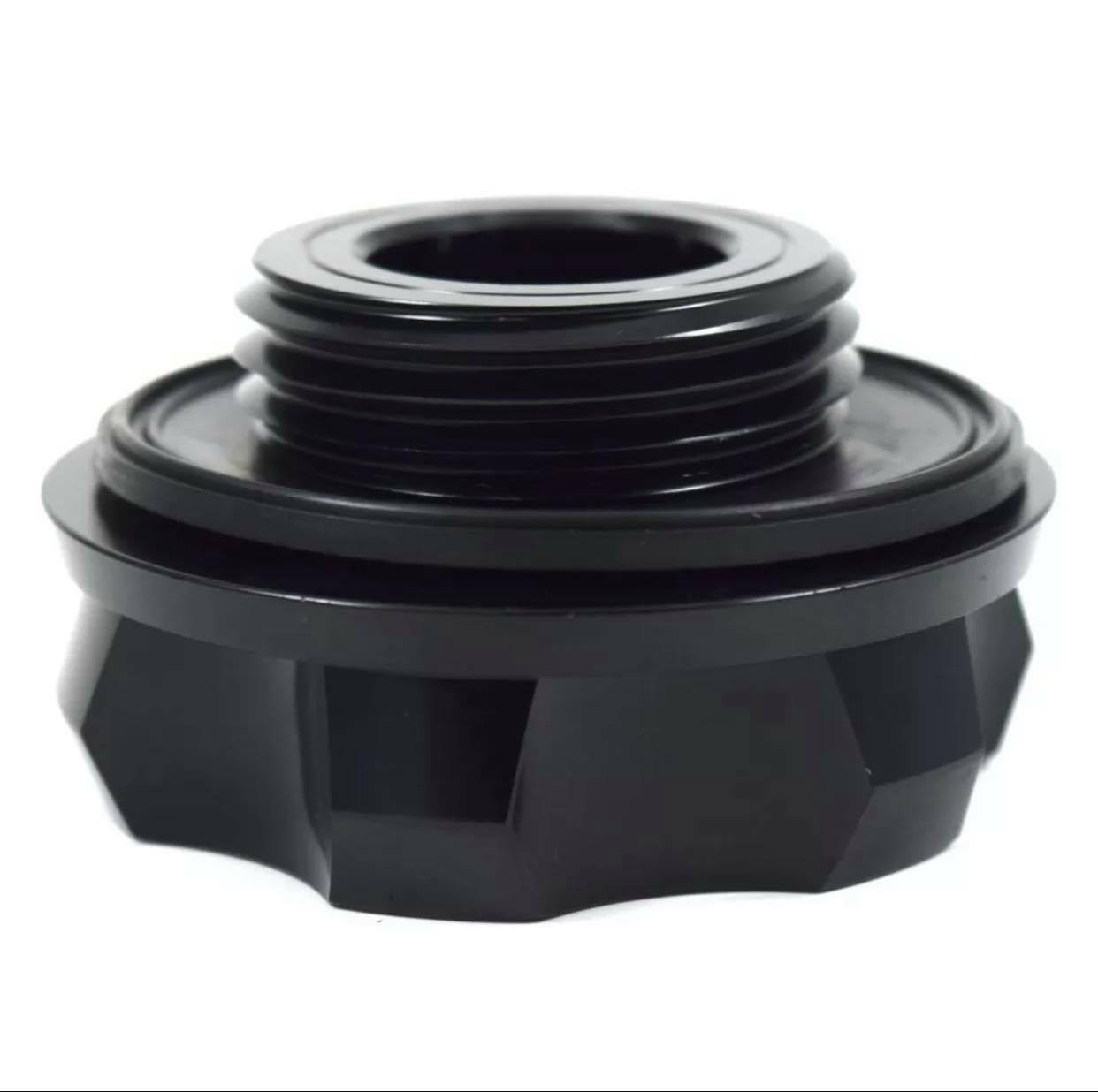 Black Oil Cap Billet Aluminum TEQ Emblem For Toyota Scion Lexus