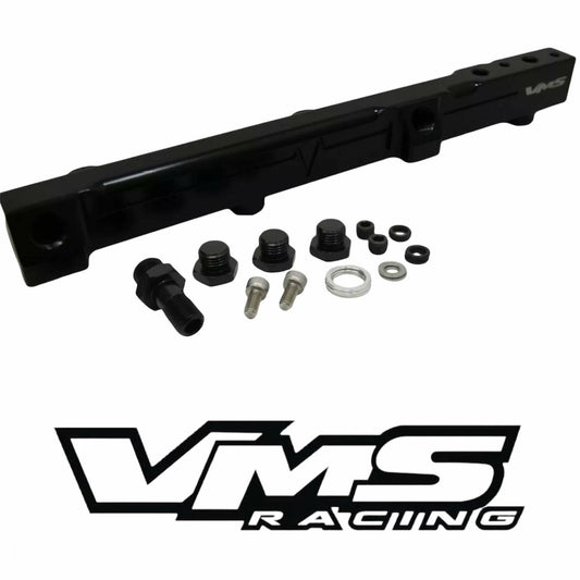 VMS RACING BLACK FUEL RAIL FOR HONDA H22 and H23 MOTOR PRELUDE ACCORD
