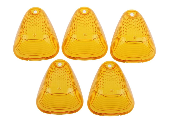 Amber Cab Roof Running Marker Light Cover Lens For Ford F250 F350 Super Duty