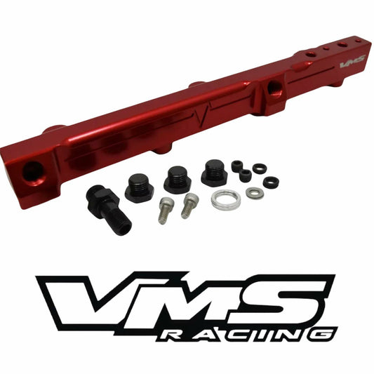 VMS RACING RED FUEL RAIL FOR HONDA H22 and H23 MOTOR PRELUDE ACCORD