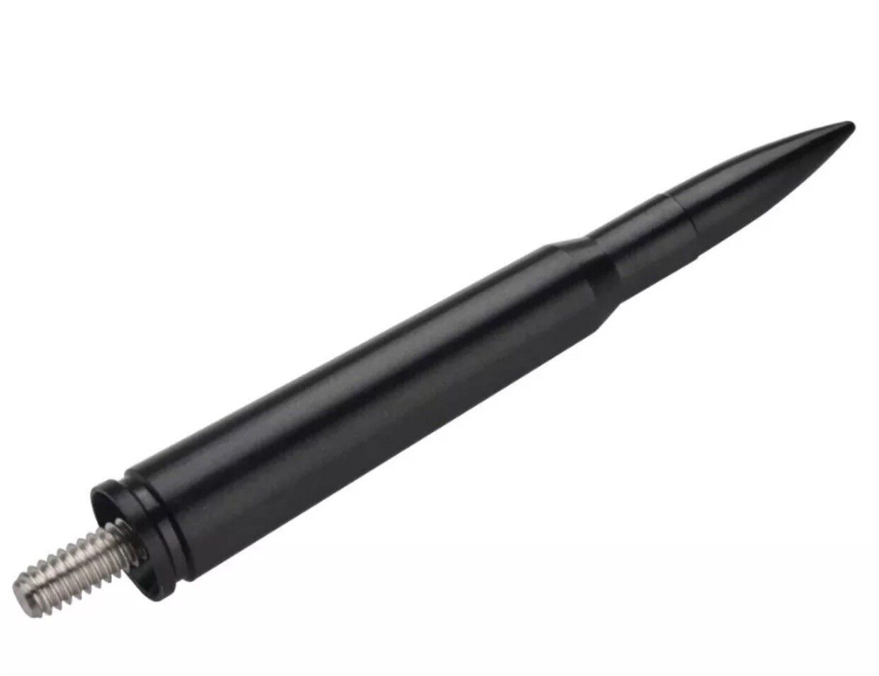 Bullet Antenna For Chevy Silverado 2007 and newer Black 50 Caliber Style