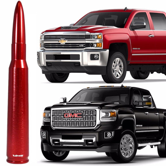 Red Bullet Antenna for Chevy Silverado Tahoe Avalanche Suburban 2007 And Newer