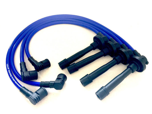 10.2MM BLUE RACING SPARK PLUG WIRES SET FOR HONDA CIVIC CRX EF 1988 TO 1991