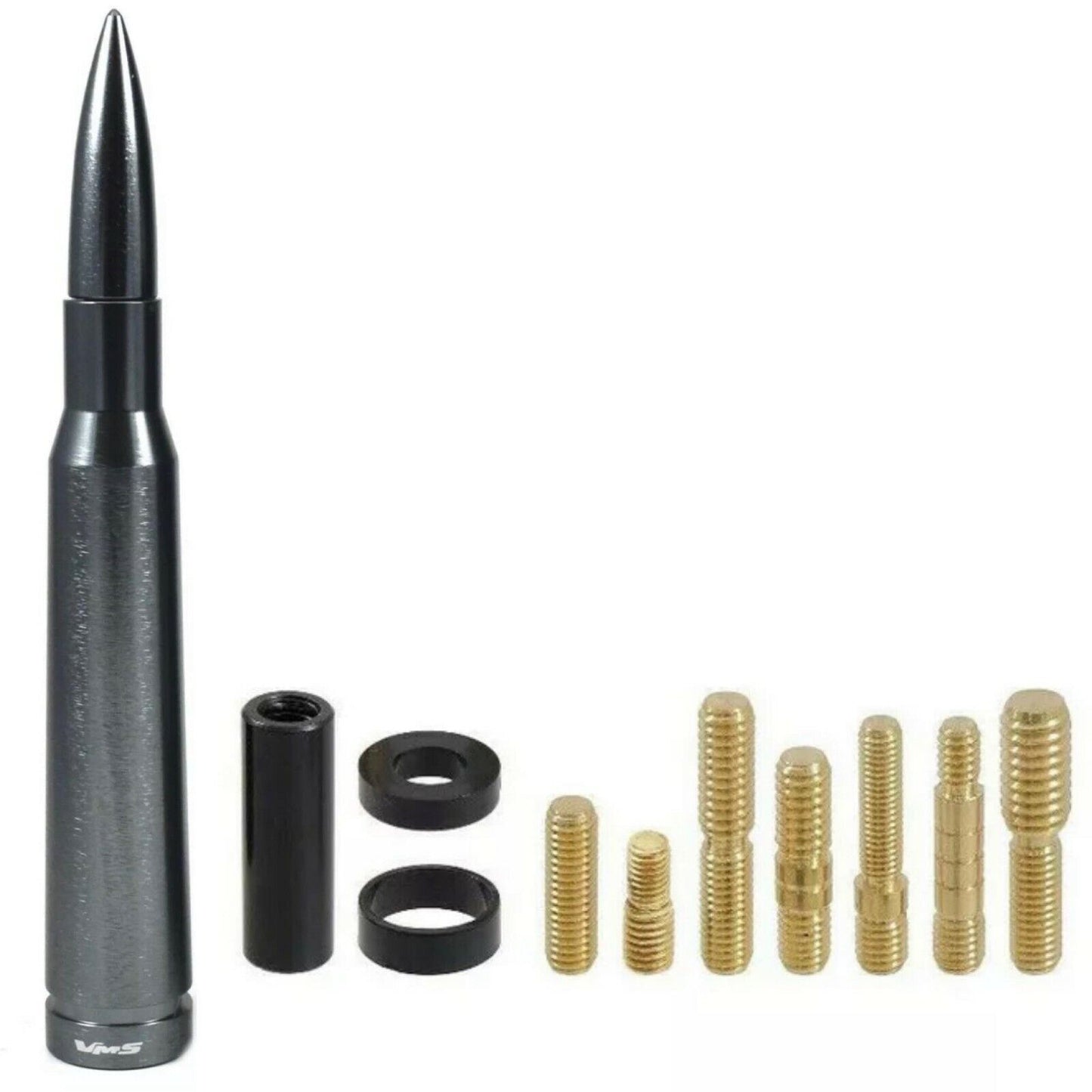 VMS Bullet Antenna Gunmetal for Dodge Ram Trucks 1500 2500 3500