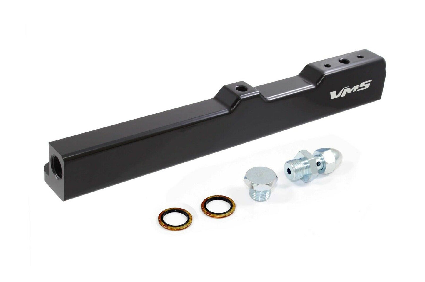 VMS RACING BLACK FUEL RAIL FOR HONDA CIVIC CRX DELSOL D SERIES