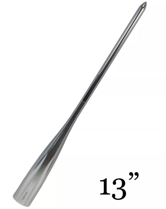 13” Silver Antenna For Ford F150 F250 F350 Billet Stubby Short For All Years
