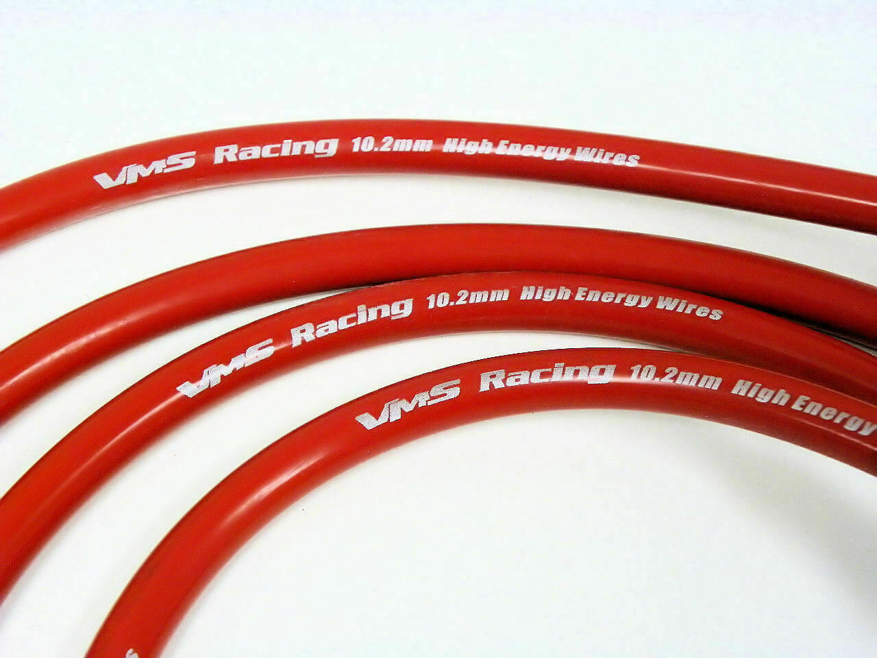RED 10.2MM SPARK PLUG WIRES FOR 99-05 VW VOLKSWAGEN JETTA 2.0 LITER ENGINE