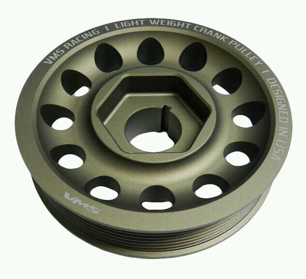 Light Weight Aluminum Crankshaft Pulley 05 to 06 Acura RSX TYPE S DC5