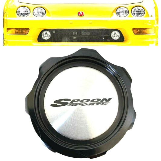 Black Oil Cap Compatible with Honda and Acura Vehicles Billet Aluminum
