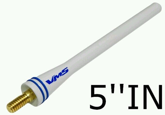 WHITE SHORT SCREW IN WHITE ANTENNA SPC STYLE FOR RAM TRUCK FITS ALL YEARS