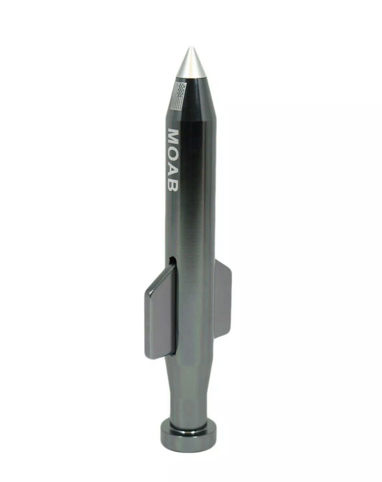Gunmetal MOAB Mother of All Bombs Short Bullet Antenna For Ford F150 F250 F350
