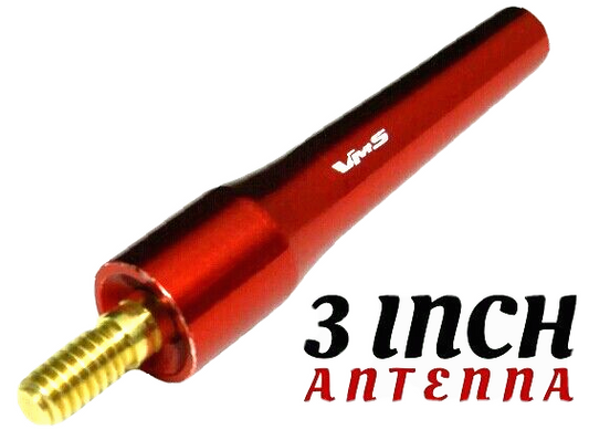 Short Red Antenna For Jeep Wrangler and Gladiator Fits All Models