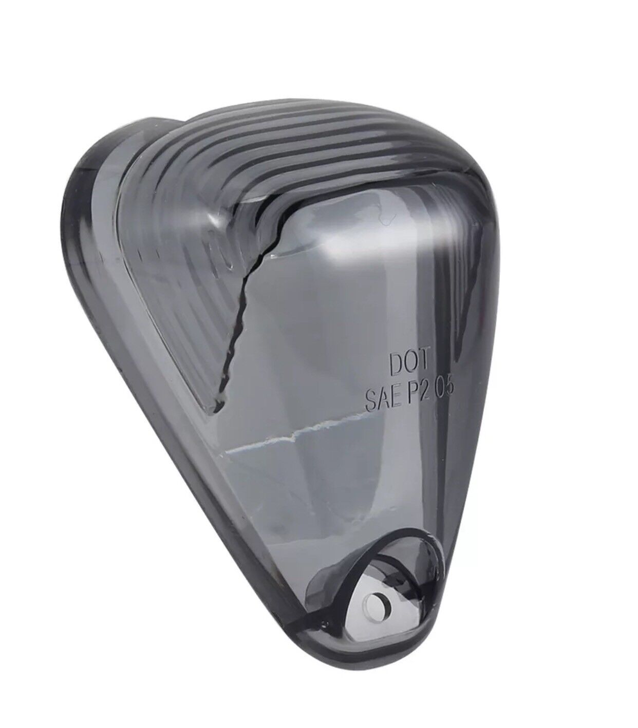 Smoked Cab Roof Running Marker Light Cover Lens For Ford F250 F350 Super Duty