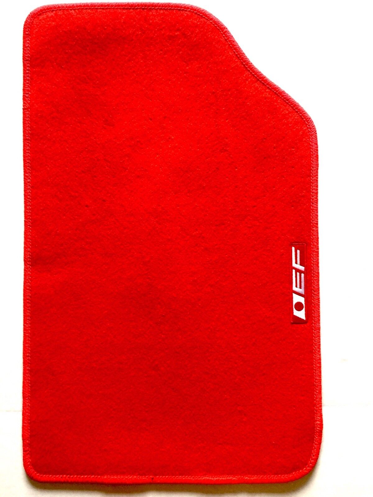 EF Logo RED Floor Mats For Honda Civic CRX Coupe Sedan Hatchback
