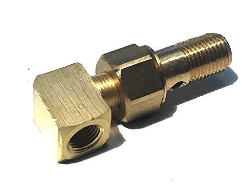 Fuel Pressure Gauge Adapter Banjo Bolt Fitting 12MM Bolt KIT 1/8" NPT Honda Acur