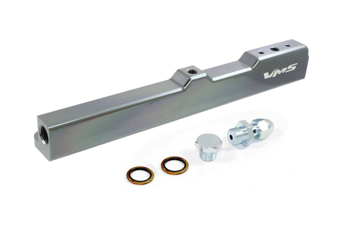 VMS RACING GUNMETAL FUEL RAIL FOR HONDA CIVIC CRX DELSOL D SERIES ONLY