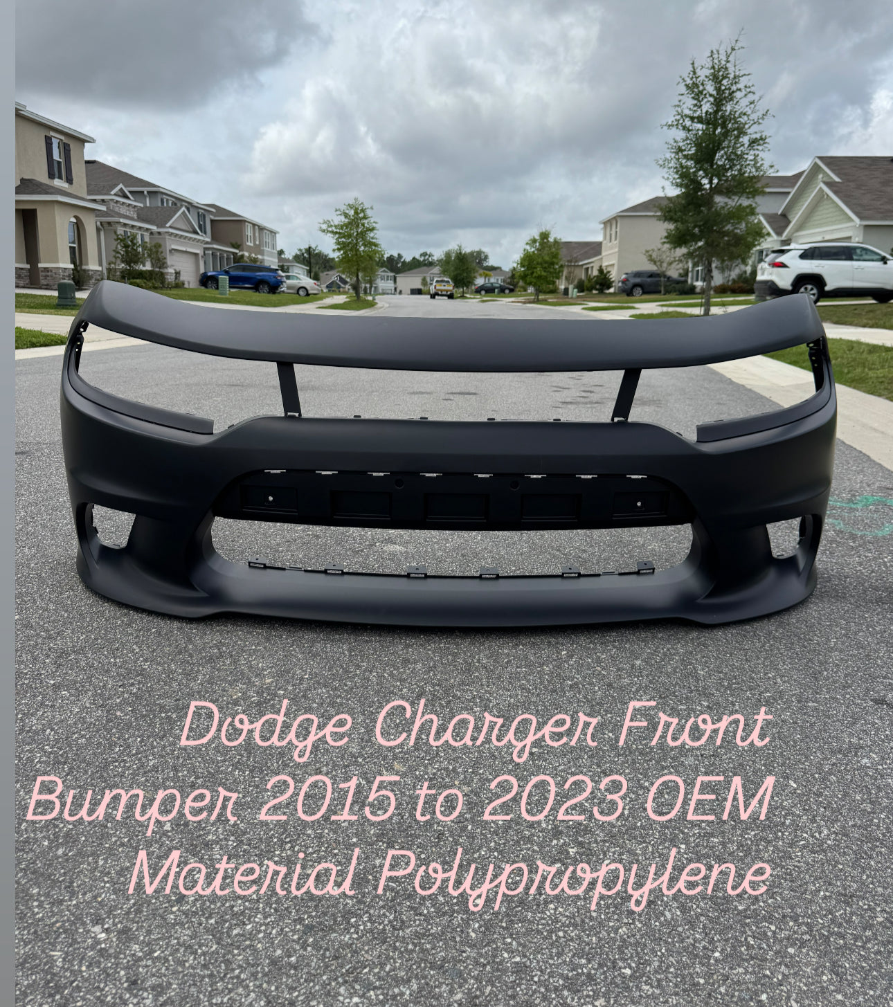 New Front Bumper for Dodge Charger 2015 to 2023 OEM Material Polypropylene NEVER FOLDED