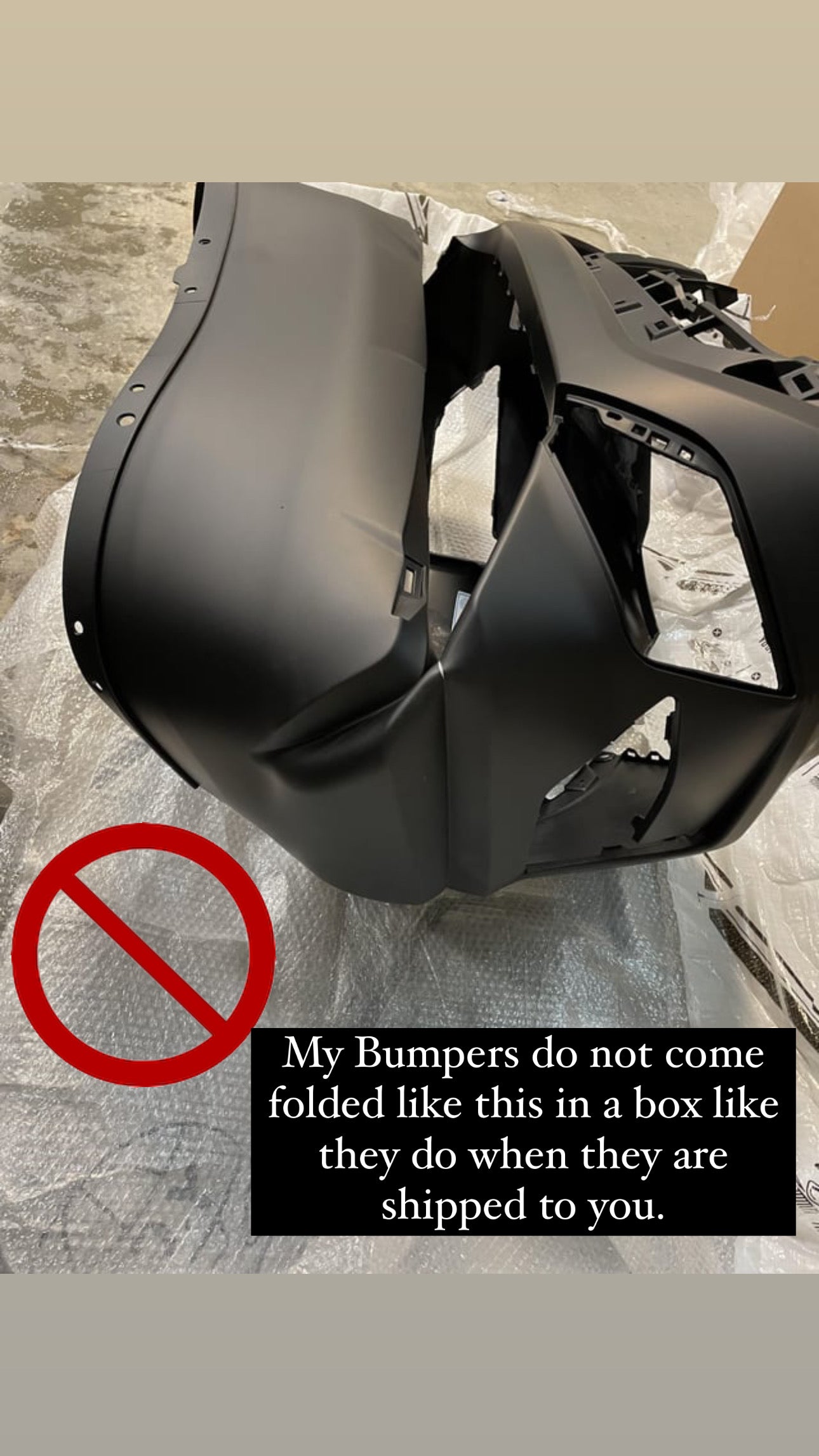 New Front Bumper for Dodge Charger 2015 to 2023 OEM Material Polypropylene NEVER FOLDED