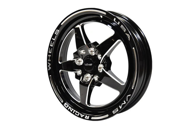 VMS Racing REAR or FRONT DRAG RACE V-STAR 5 LUG WHEEL 15X3.5 5X100/ 5X114.3 5 LUG 10 OFFSET // PART # VWST004