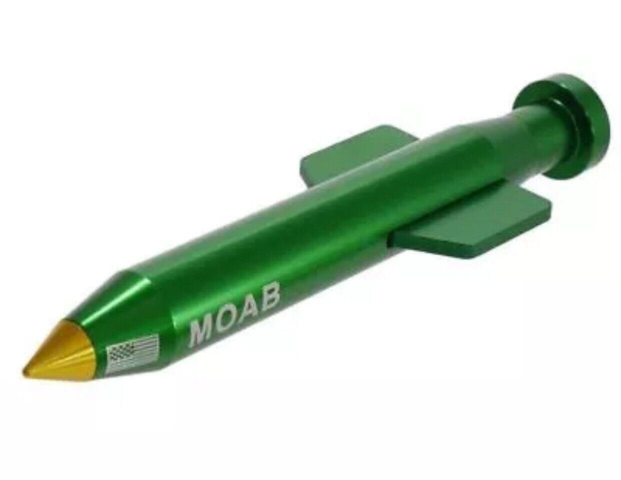 Green MOAB Mother of All Bombs Short Bullet Antenna For Ford F150 F250 F350