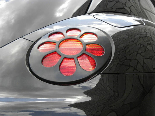 DAISY FLOWER TAIL LIGHT COVERS FOR VOLKSWAGEN BEETLE 1998 to 2005