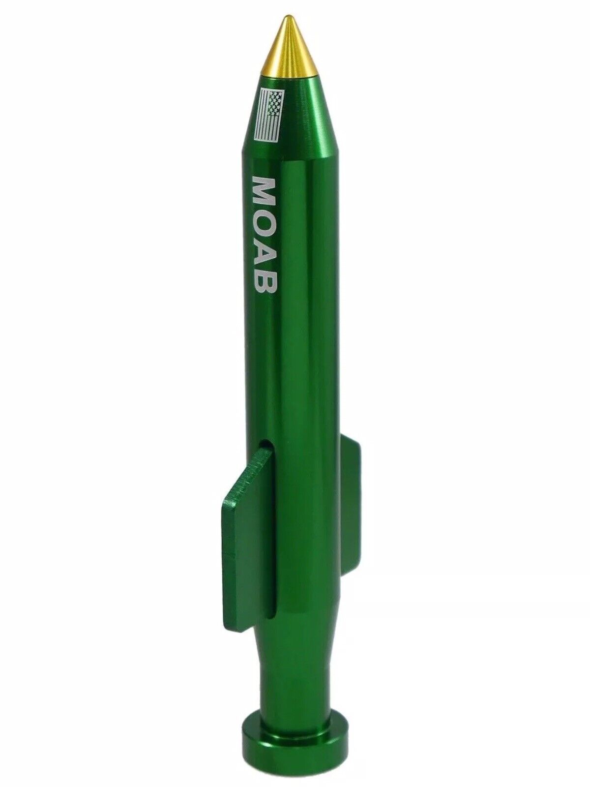 Green MOAB Mother of All Bombs Short Bullet Antenna For Ford F150 F250 F350