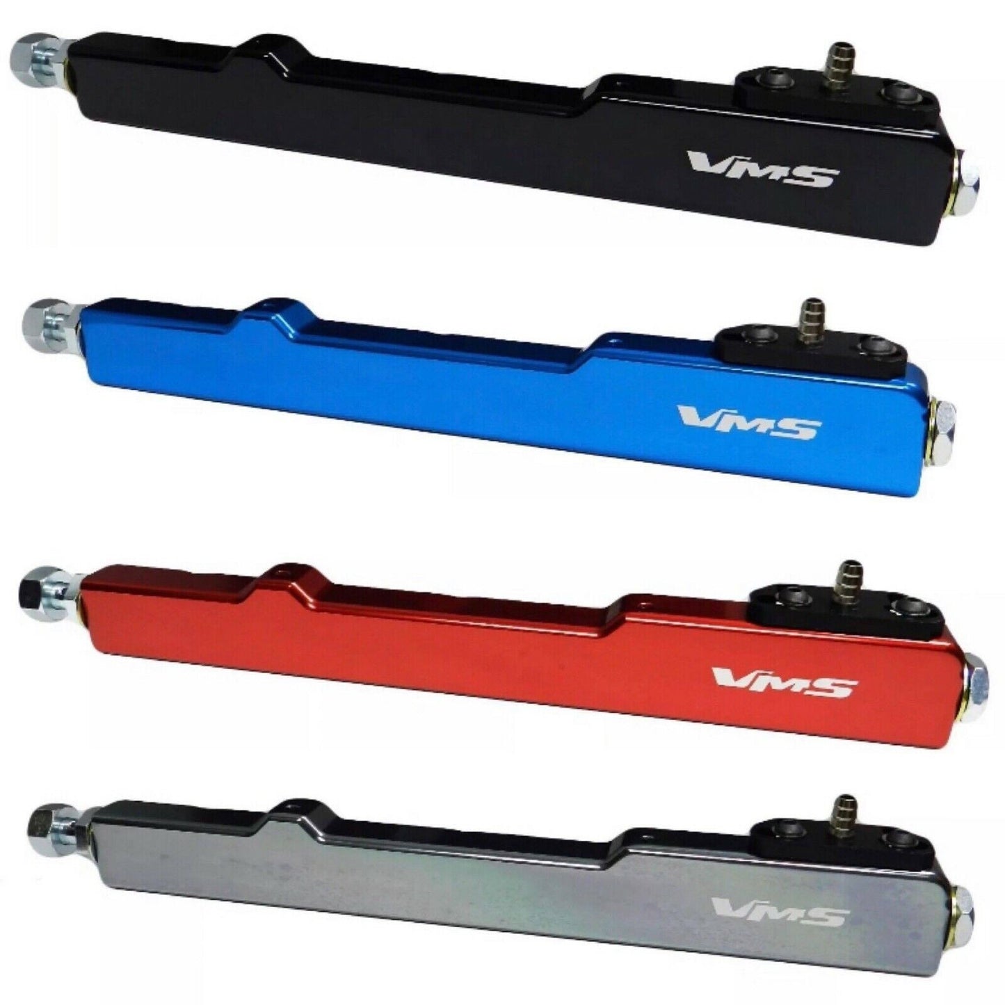 Red High Flow Fuel Rail for Honda Civic and Acura Integra B Series Only