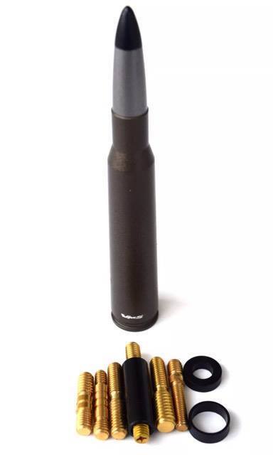 Bullet Antenna Army Style Ammo 50 Caliber Ford Mustang F150 F250 F350